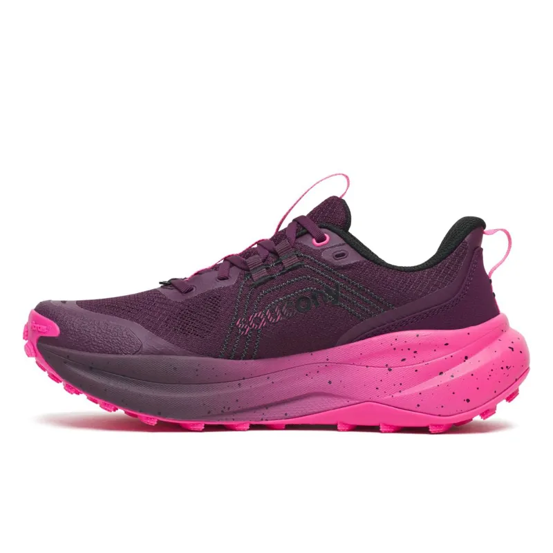 Saucony Xodus Ultra 4 Women's Trail Running Shoes - Eggplant Shock-2