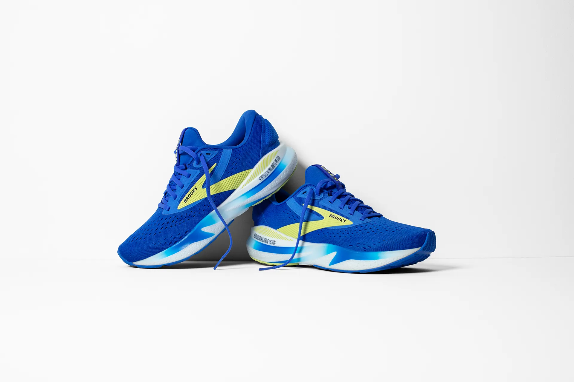 Brooks Adrenaline GTS 24 Cobalt Neo Yellow Peacoat