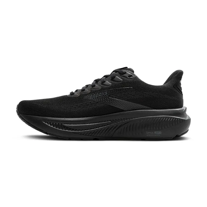 Brooks Ghost 17 WIDE Men's Running Shoes - Black Black Ebony-2