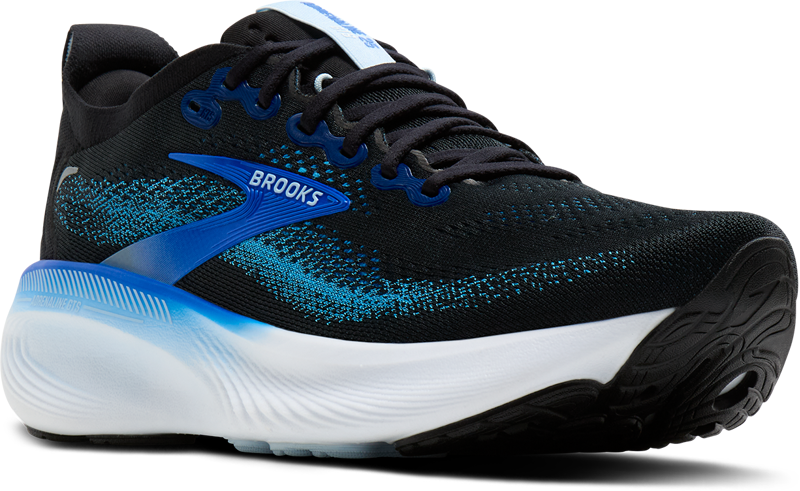 Brooks Adrenaline GTS 25 Men's Supportive Running Shoes - Black Blue Nantucket Breeze-1