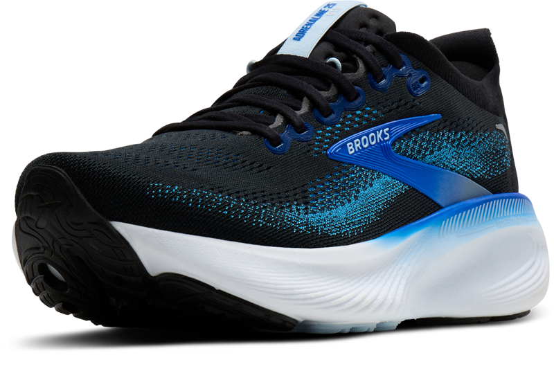 Brooks Adrenaline GTS 25 Men's Supportive Running Shoes - Black Blue Nantucket Breeze-3