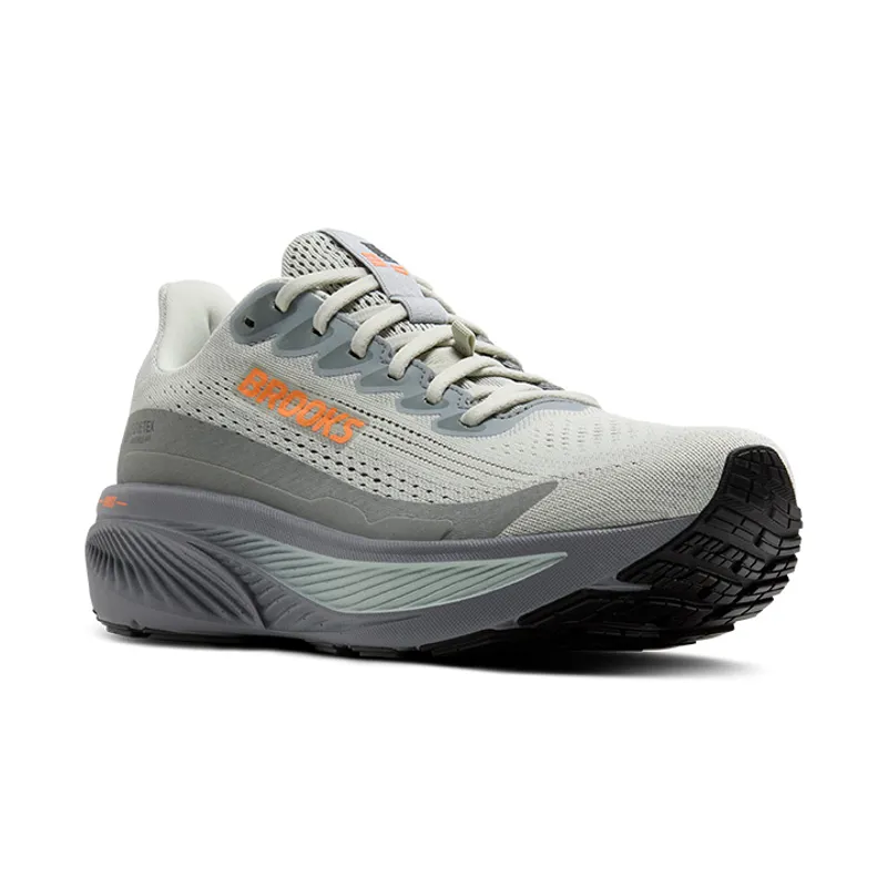 Brooks Ghost 17 GTX Men's Running Shoes - Smoke Primer Grey Orange-1