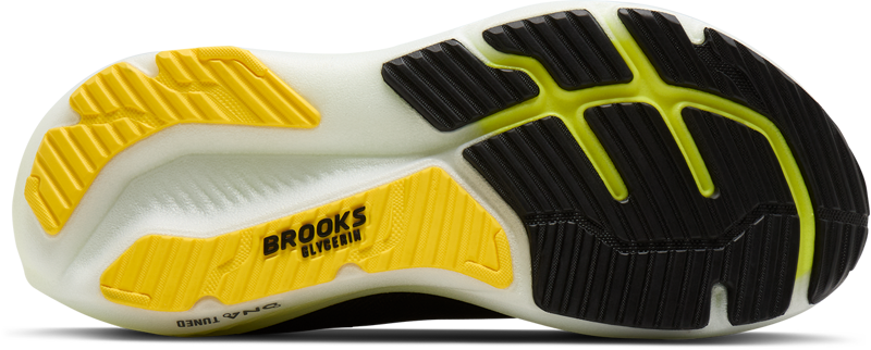 Brooks Glycerin 23 Men's Running Shoes - Black Cyber Yellow Nightlife-4
