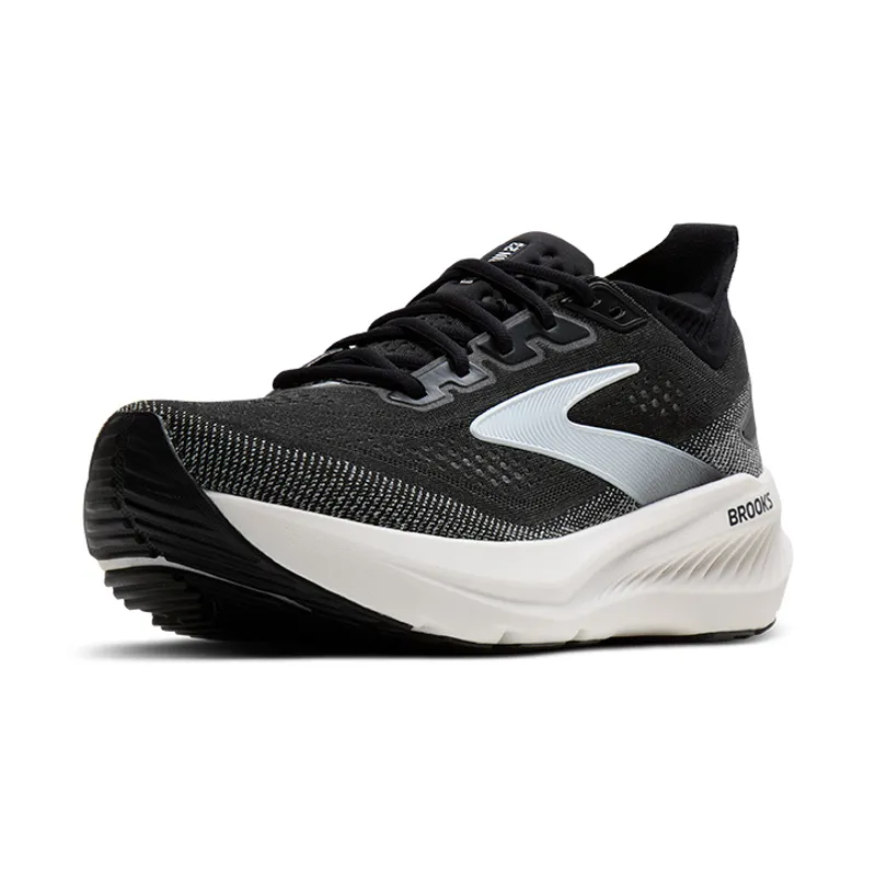 Brooks Glycerin 23 Men's Running Shoes - Black Grey White-4
