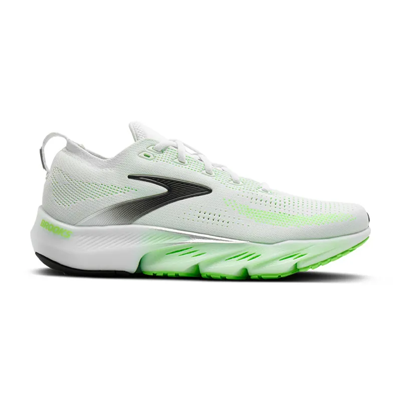 Brooks Glycerin Flex Men's Running Shoes - White Green Gecko Phantom