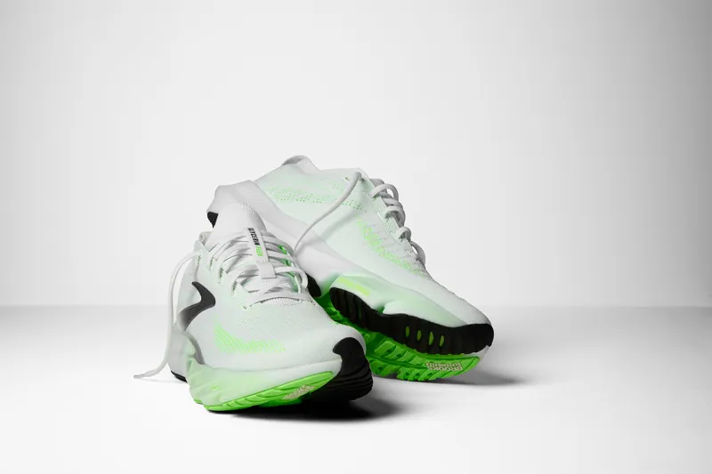 Brooks Glycerin Flex Men's Running Shoes - White Green Gecko Phantom-8