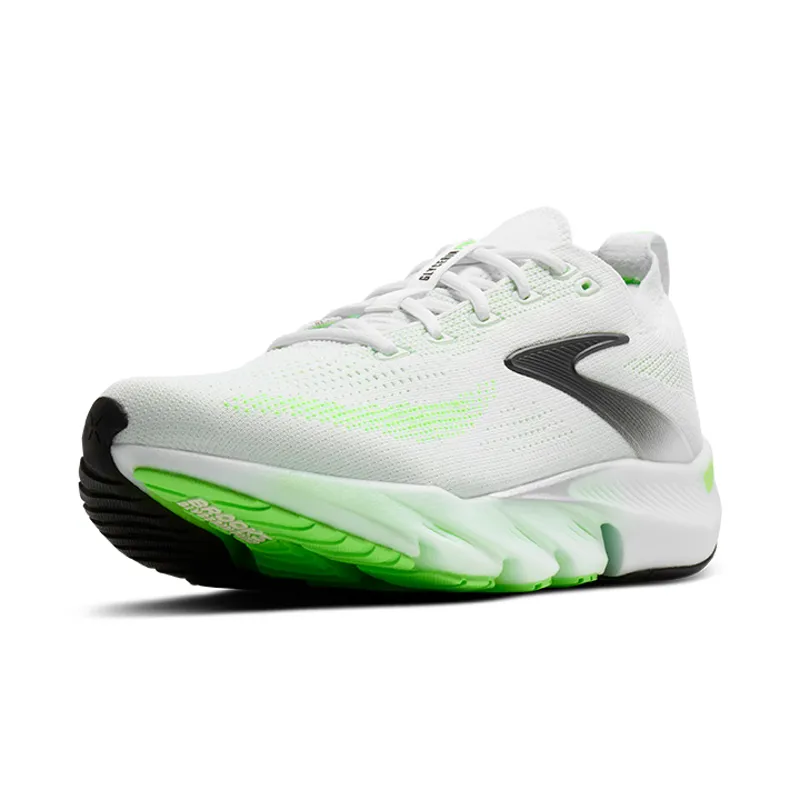 Brooks Glycerin Flex Men's Running Shoes - White Green Gecko Phantom-4
