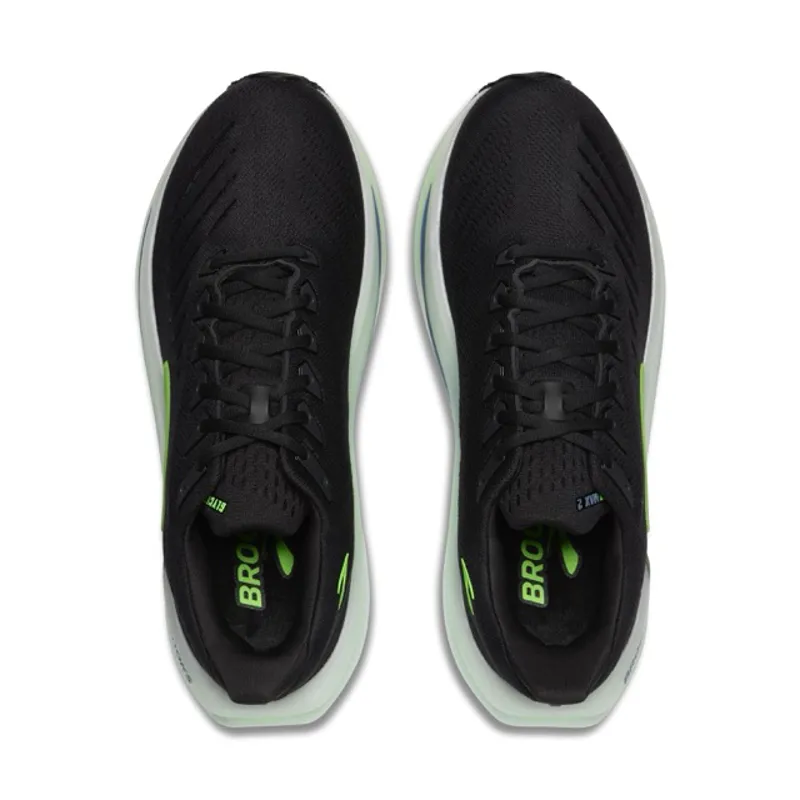 Brooks Glycerin Max 2 Men's Cushioned Everday Running Shoes Phantom White Green Gecko-5