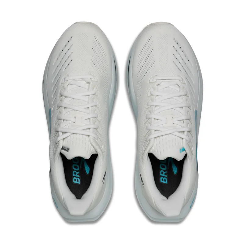 Brooks Glycerin Max 2 Men's Running Shoes - White Blue Spellbound-7