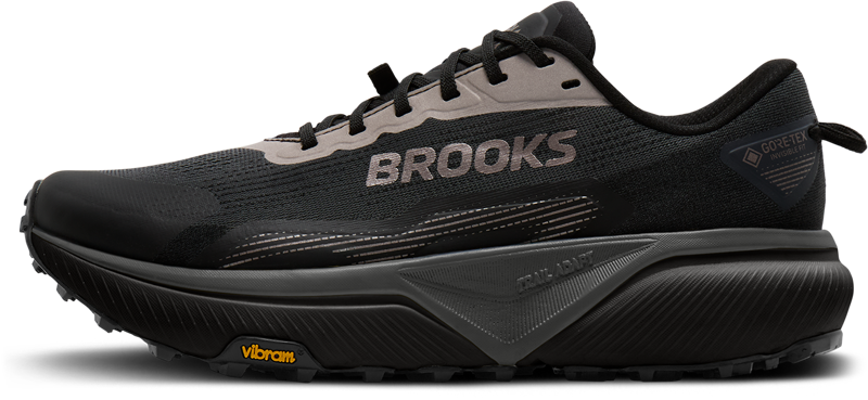 Brooks Cascadia 20 GTX Men's Trail Running Shoes - Black Ebony Nocturnal-2