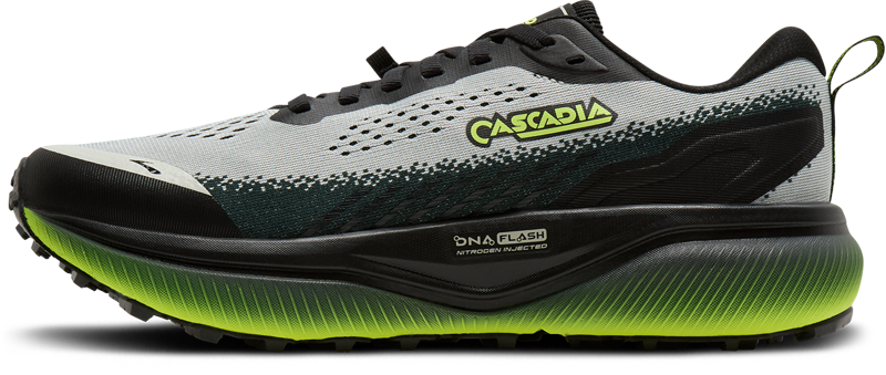 Brooks Cascadia 20 WIDE 2E Men's Trail Running Shoes - Grey Black Nightlife-3