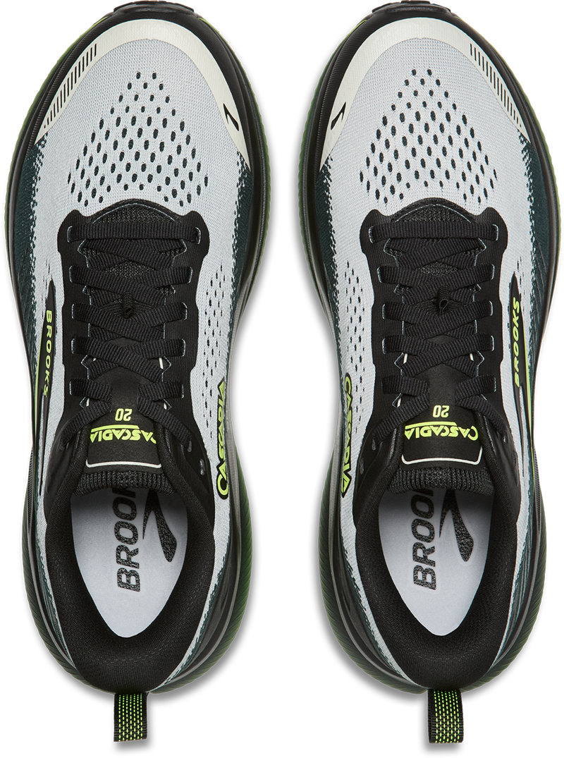 Brooks Cascadia 20 WIDE 2E Men's Trail Running Shoes - Grey Black Nightlife-6