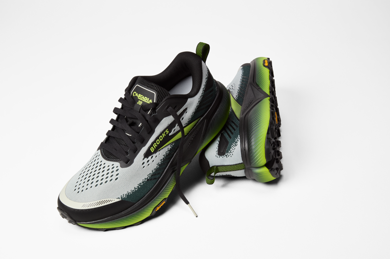 Brooks Cascadia 20 WIDE 2E Men's Trail Running Shoes - Grey Black Nightlife-8