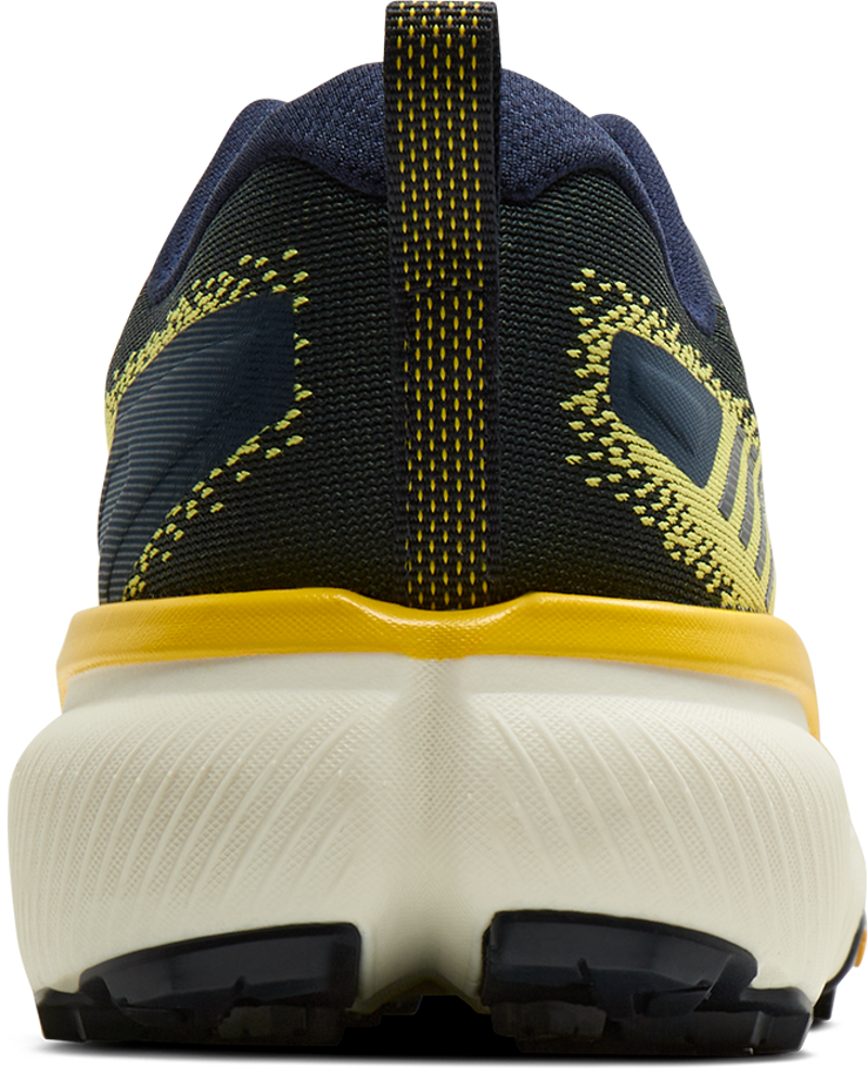 Brooks Cascadia 20 Men's Trail Running Shoes - Navy Cyber Yellow Grey-5