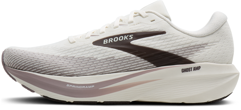 Brooks Ghost Amp Men's Running Shoes - Coconut Purple Dove Raisin-4