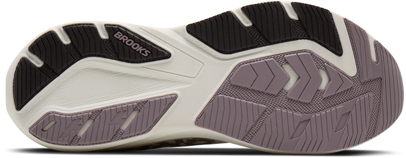 Brooks Ghost Amp Men's Running Shoes - Coconut Purple Dove Raisin-7