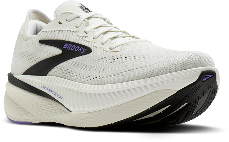 Brooks Hyperion Max 4 Men's Tempo Running Shoes - Grey Black Purple Hebe-1