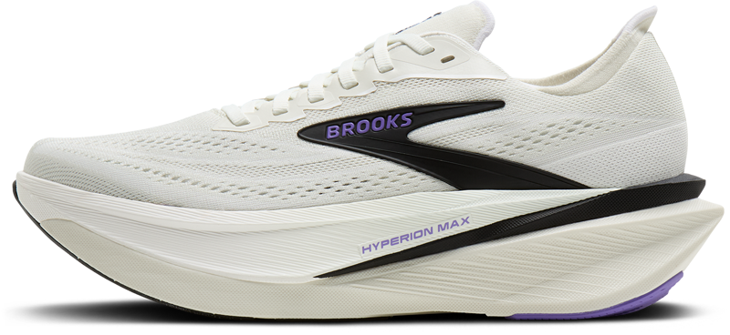 Brooks Hyperion Max 4 Men's Tempo Running Shoes - Grey Black Purple Hebe-3