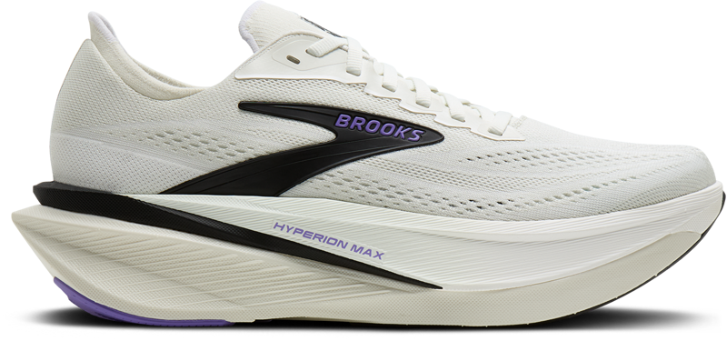 Brooks Hyperion Max 4 Men's Tempo Running Shoes - Grey Black Purple Hebe