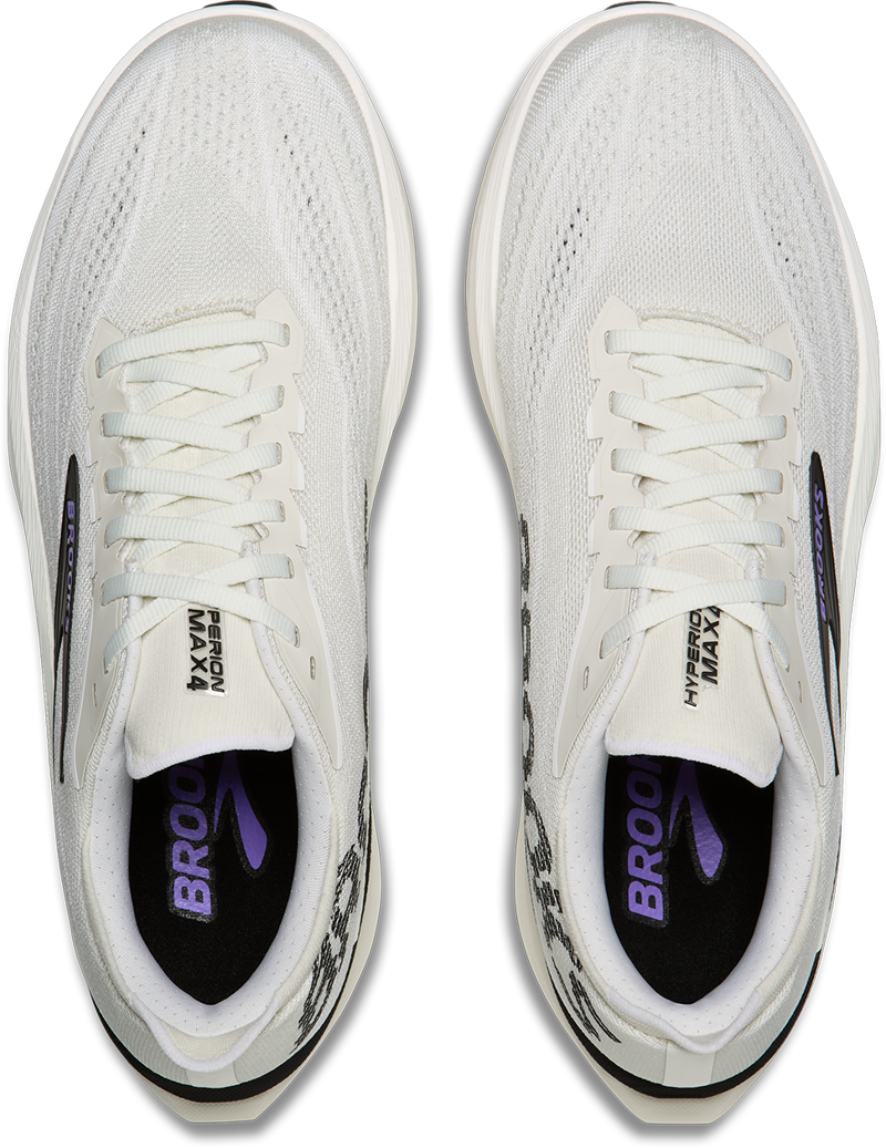 Brooks Hyperion Max 4 Men's Tempo Running Shoes - Grey Black Purple Hebe-6