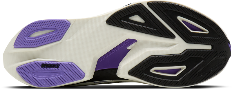 Brooks Hyperion Max 4 Men's Tempo Running Shoes - Grey Black Purple Hebe-7
