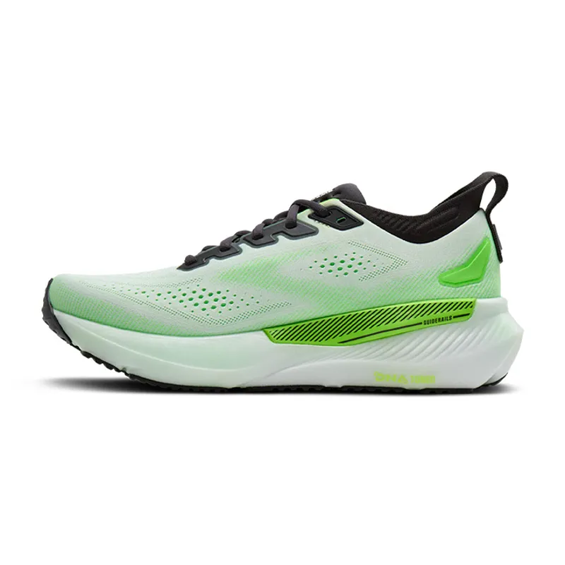 Brooks Glycerin GTS 23 Men's Supportive Running Shoes - White Phantom Green Gecko-3