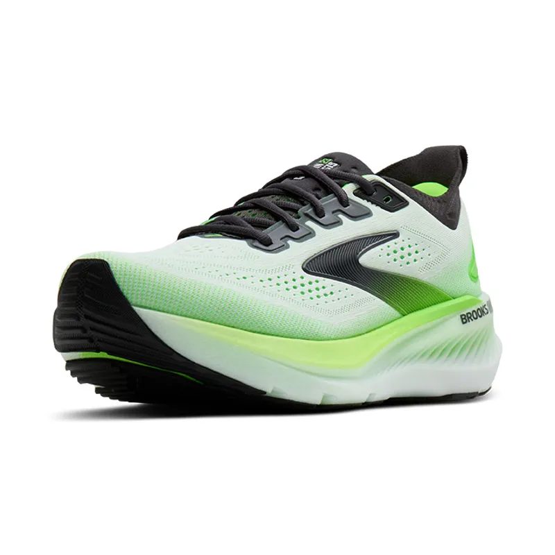 Brooks Glycerin GTS 23 Men's Supportive Running Shoes - White Phantom Green Gecko-6