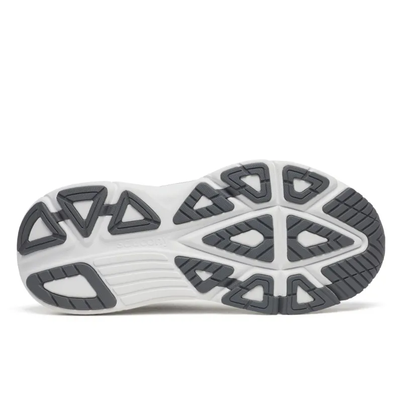 Saucony Guide 19 WIDE Women's Supportive Running Shoes - Black Silver-3