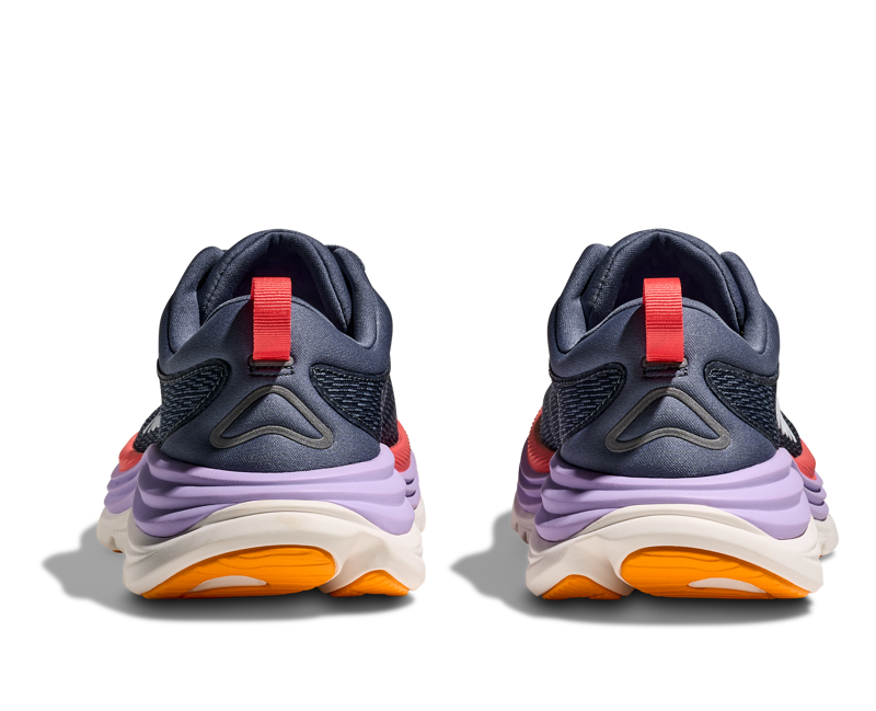 Hoka Gaviota 5 Women's Supportive Running Shoes Anchor Grapefruit-5