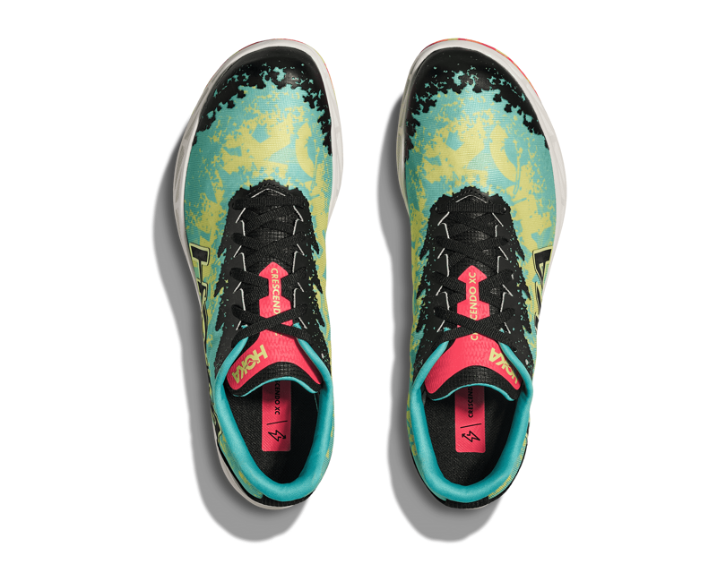 Hoka Crescendo XC Unisex Spikes - Cielo Blue Yuzu-4