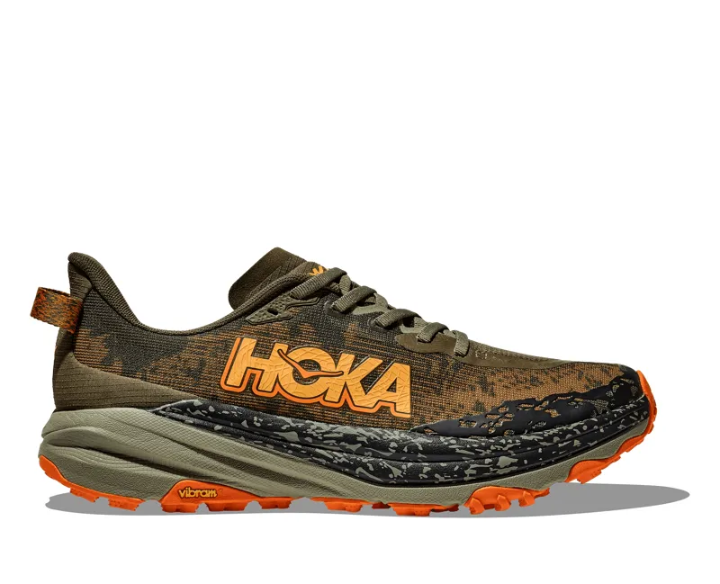Hoka Speedgoat 6 Mens Trail Running Shoes Antique Olive Squash