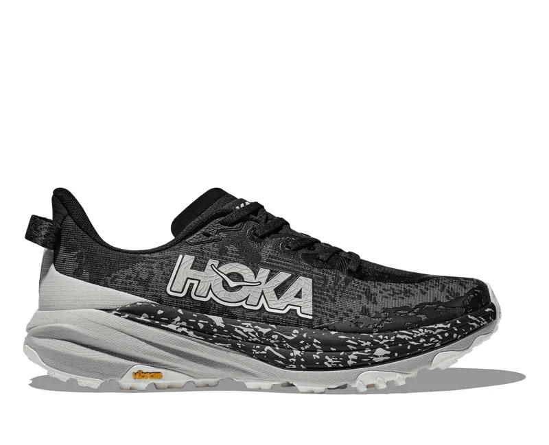 Hoka Speedgoat 6 Mens Trail Running Shoes Black Stardust
