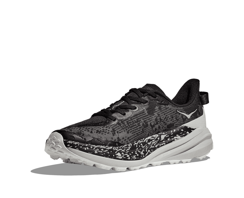 Hoka Speedgoat 6 Mens Trail Running Shoes Black Stardust-3