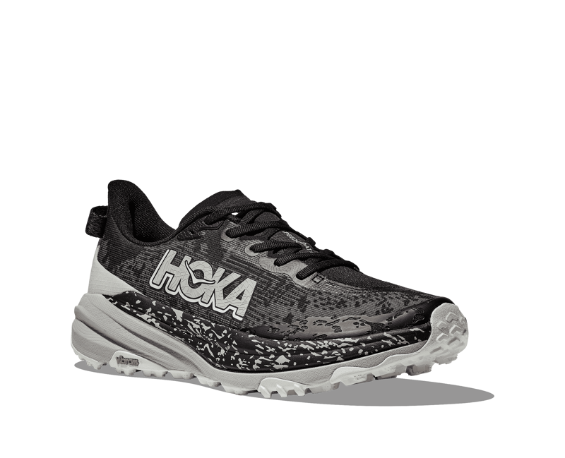 Hoka Speedgoat 6 Mens Trail Running Shoes Black Stardust-1
