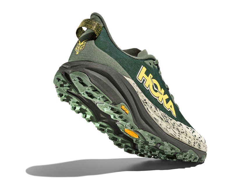 Hoka Speedgoat 6 Men's Trail Running Shoes Fern Asphalt Grey-4