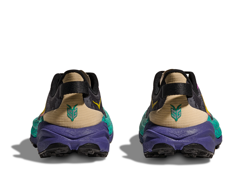 Hoka Speedgoat 6 Mens Trail Running Shoes Oatmeal Mountain Iris-5