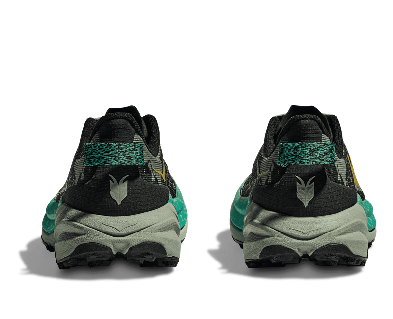 Hoka Speedgoat 6 Womens Trail Running Shoes Black Aloe Vera-4