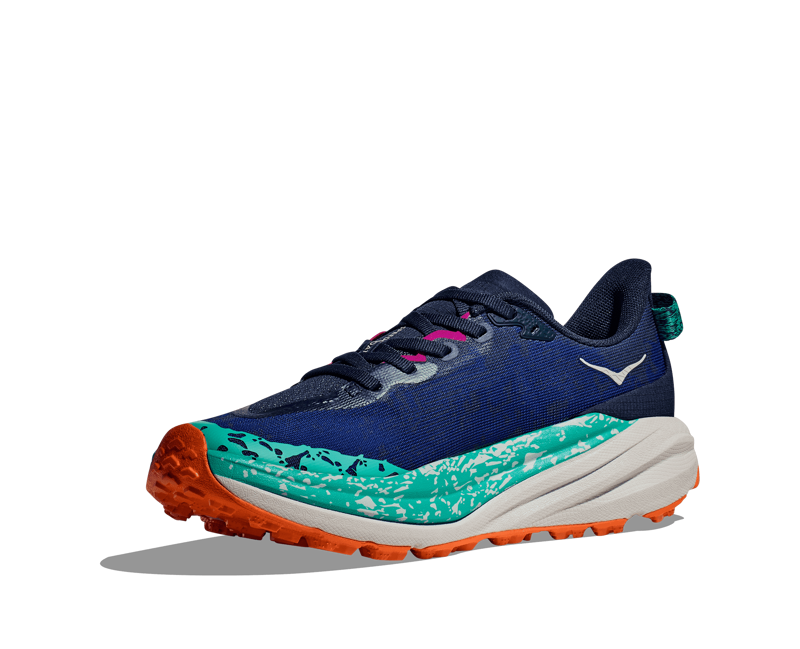 Hoka Speedgoat 6 WIDE D Womens Trail Running Shoes Varsity Navy Meteor-2