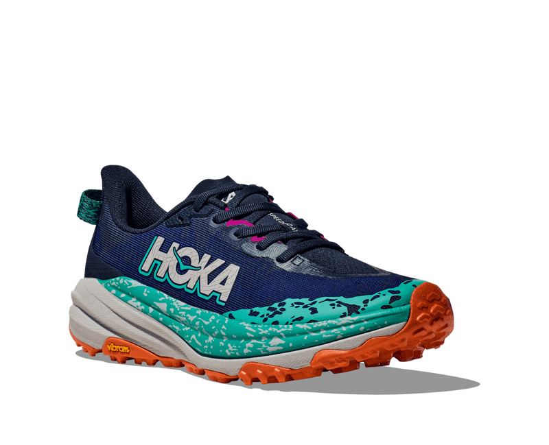 Hoka Speedgoat 6 WIDE D Womens Trail Running Shoes Varsity Navy Meteor-5