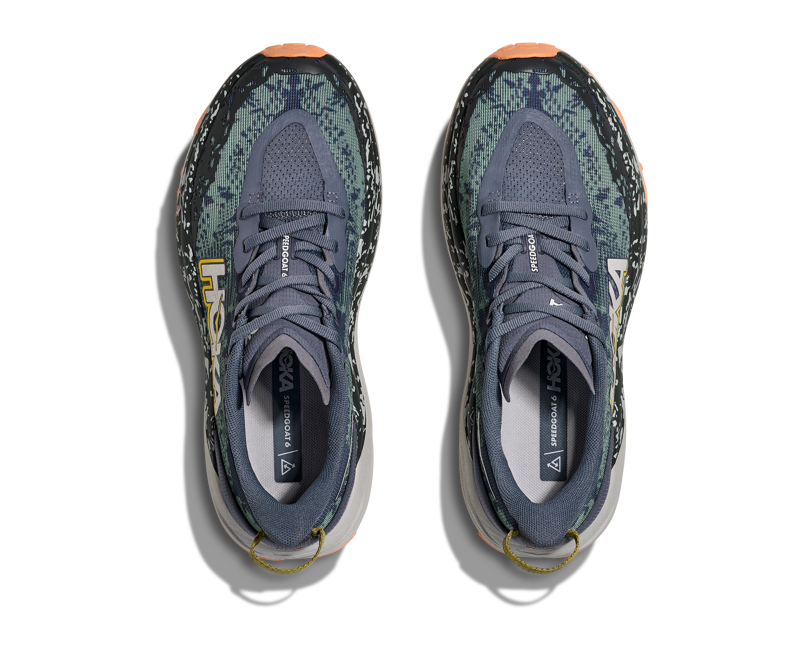 Hoka Speedgoat 6 WIDE D Womens Trail Running Shoes Grey Skies Cosmic Grey-6