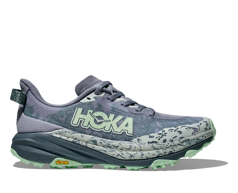 Hoka Speedgoat 6 Womens Trail Running Shoes Moonlight Thunder Cloud 