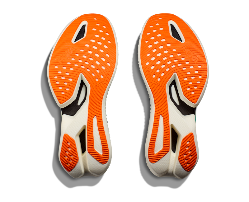 Hoka Cielo X1 Unisex Race Day Shoe Black Electric Aqua-6