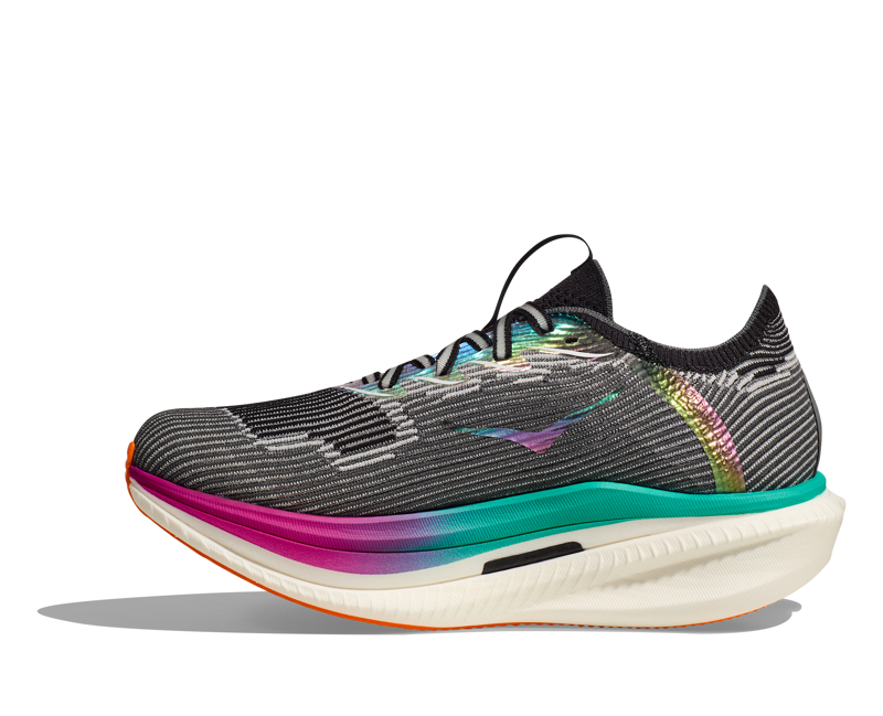 Hoka Cielo X1 Unisex Race Day Shoe Black Electric Aqua-7