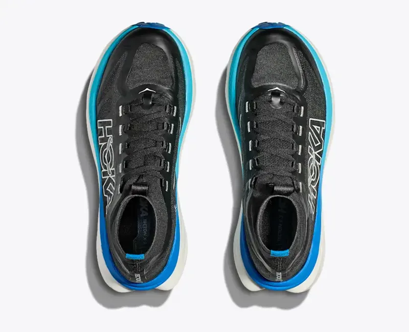 Hoka Tecton X 3 Men's Trail Running Shoes - Black Hoka Blue-1