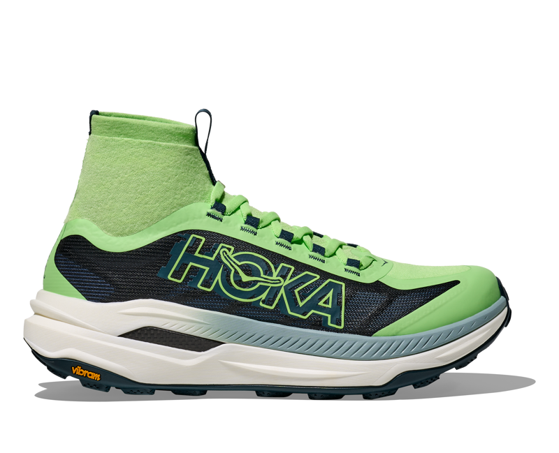 Hoka Tecton X 3 Men's Trail Running Shoes - Tart Apple Blue Twilight