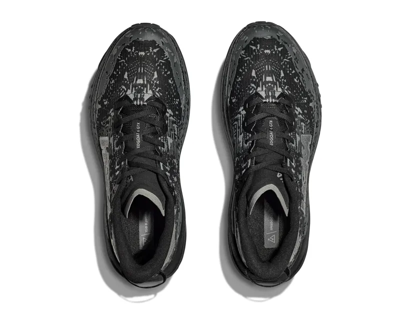 Hoka Speedgoat 6 GTX Womens Trail Running Shoes Black Outer Orbit -1