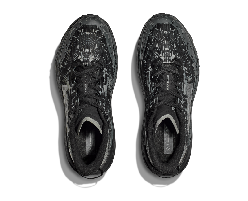 Hoka Speedgoat 6 WIDE 2E GTX Mens Trail Running Shoes Black Outer Orbit-1