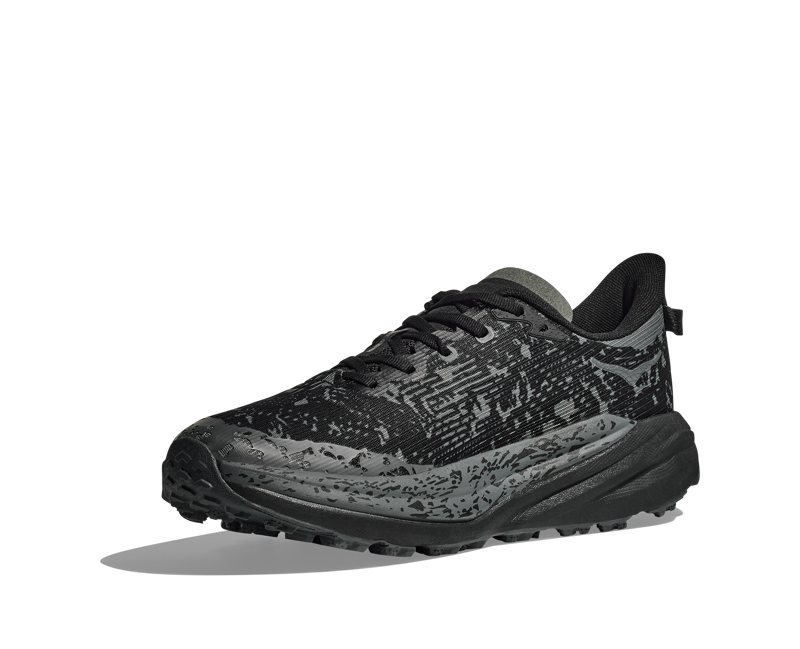 Hoka Speedgoat 6 WIDE 2E GTX Mens Trail Running Shoes Black Outer Orbit-2