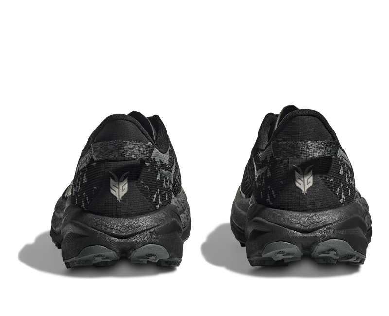 Hoka Speedgoat 6 WIDE 2E GTX Mens Trail Running Shoes Black Outer Orbit-4