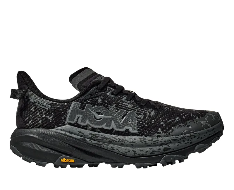 Hoka Speedgoat 6 WIDE D GTX Womens Trail Running Shoes Black Outer Orbit 